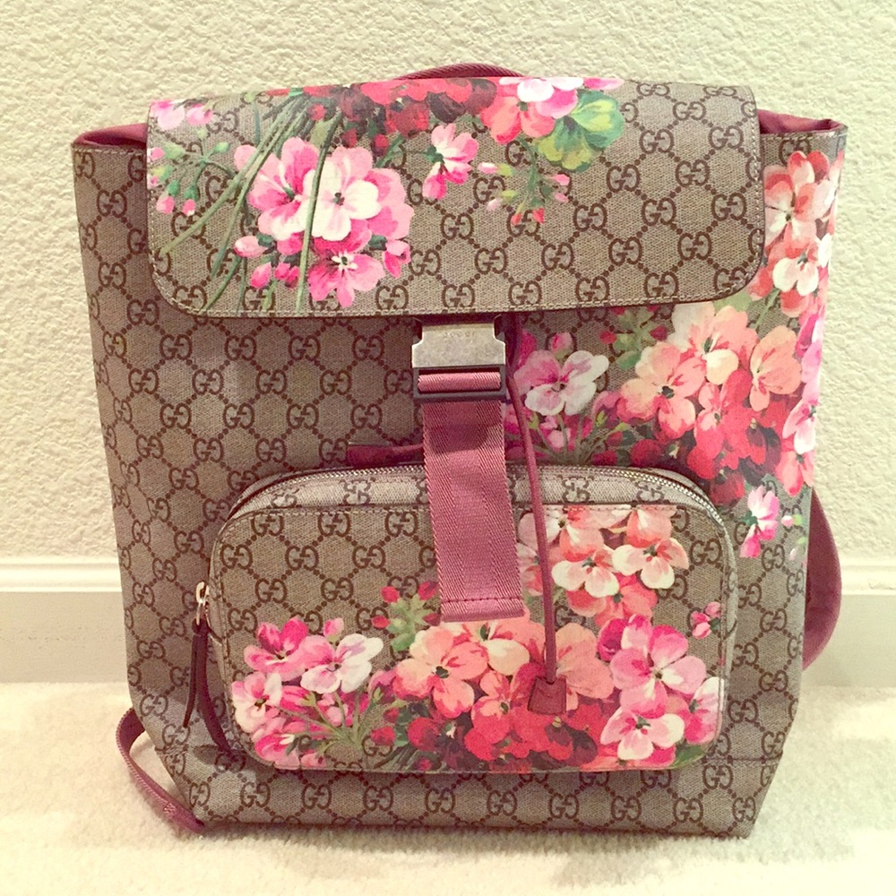 Gucci blooms backpack